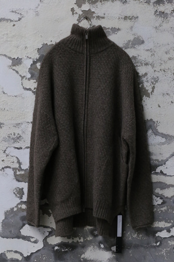 DEVOA sweater jacket 23AW KTS-NYKZ natural color